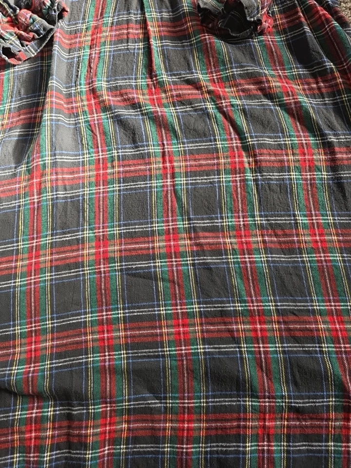 Vestido de noche a cuadros rojo y verde 417 by Van Heusen S/M - Envío rápido ORB Foto 2 de 4