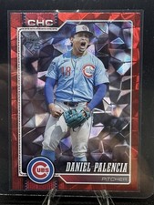 2026 Topps Series 1 Red Diamante /5 - Daniel Palencia #158 - Cubs
