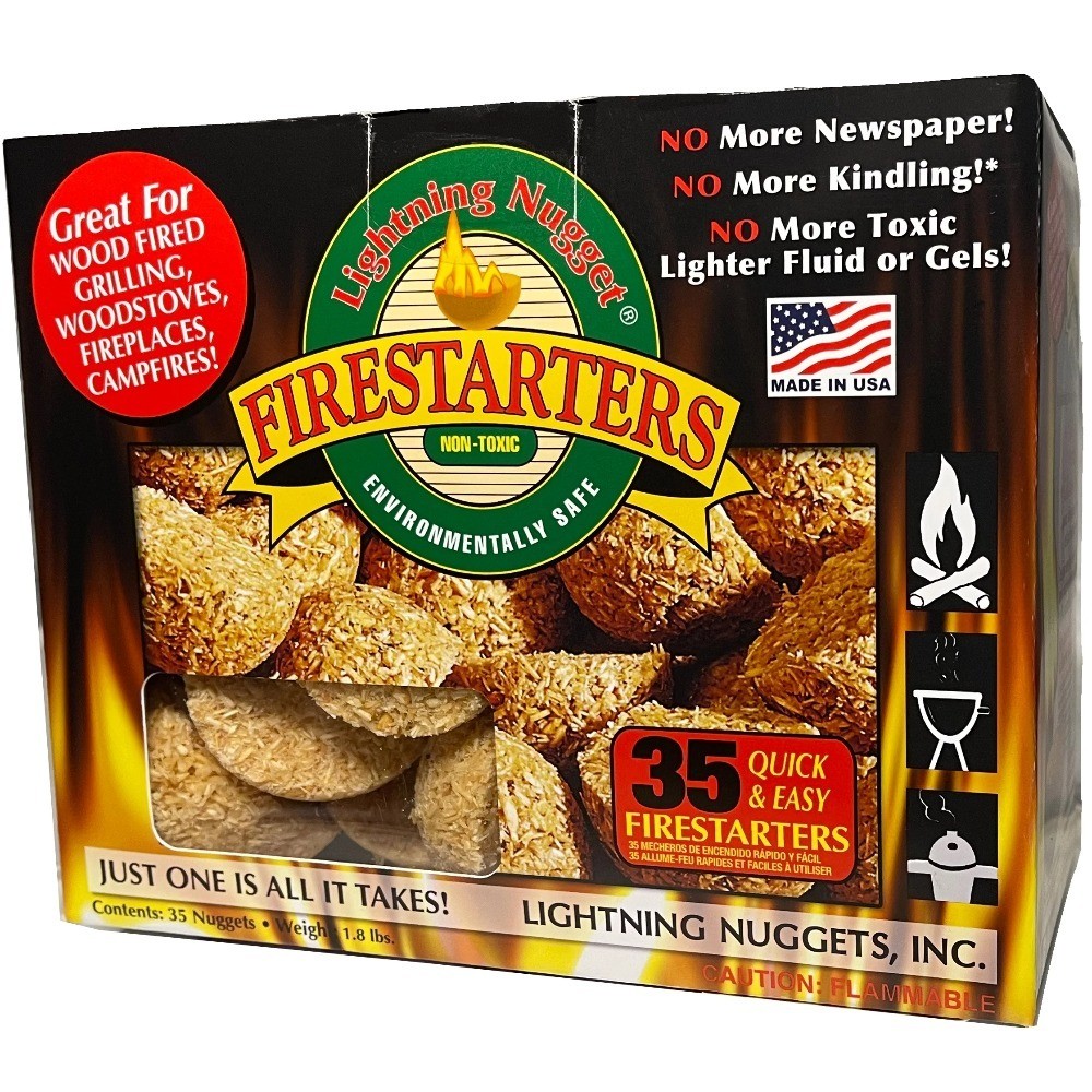 Natural Fire Starters for Indoor Outdoor Fireplaces Camping and Wood Stoves 35