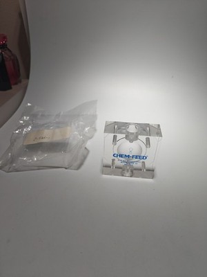 Blue-White Chem-Feed No. C-525 Replacement Head Block For Metering Pump Water 