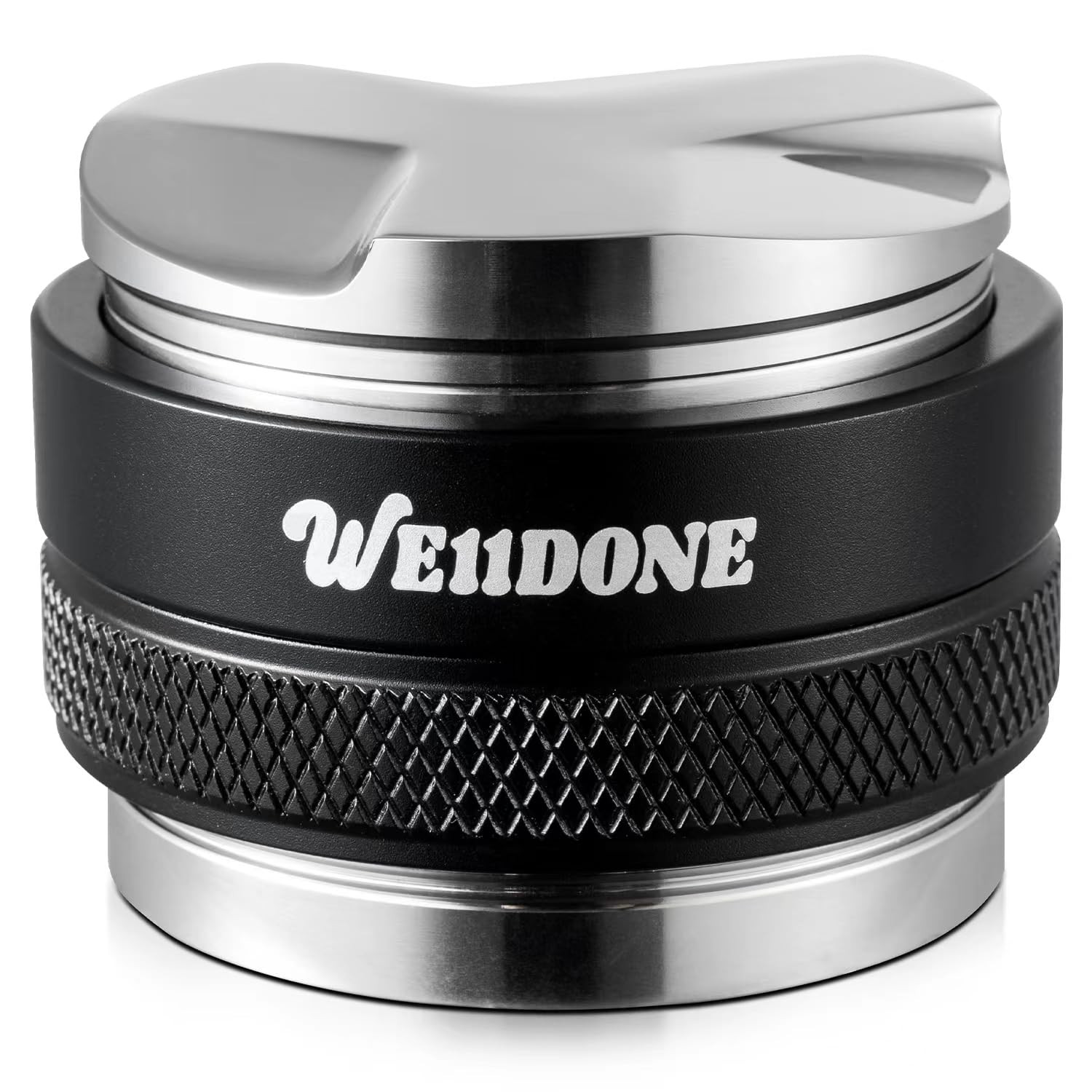 51mm Dual-Head Espresso Tamper Distributor with Adjustable Depth for Portafilters