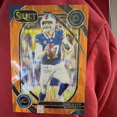 Panini 2024 Select Josh Allen Club Level Orange Shock Prizm #225 156 /399