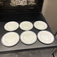 St Michael Felsham Side Tea Plate x6 17cm Tableware Hardly Used Gold