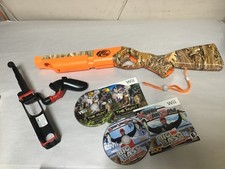 Nintendo Wii Bass Pro Shop Shotgun Hunt Trophy Showdown Game Van Dam fishing rod