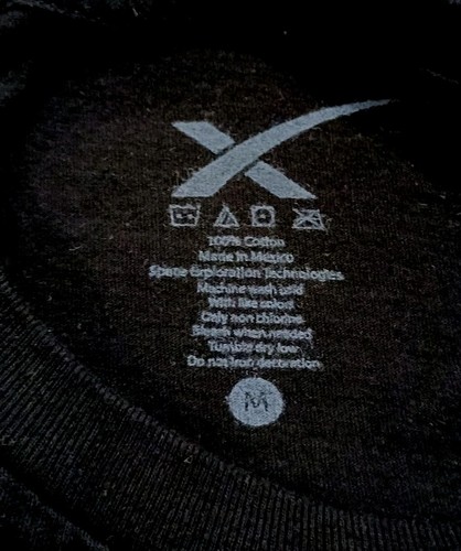 Large T-Shirt Space X Falcon Heavy 02.06.18 Tesla Starman Elon Musk schwarz Shirt - Bild 7 von 7