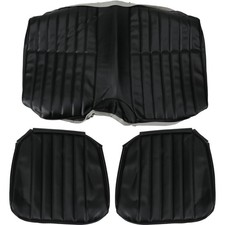 Pui 71fs10c 1971-1973 Camaro Black Rear Seat Upholstery