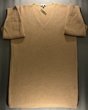 Madewell Women’s Sweater Dress Large NWT Beige Mini Ribbed