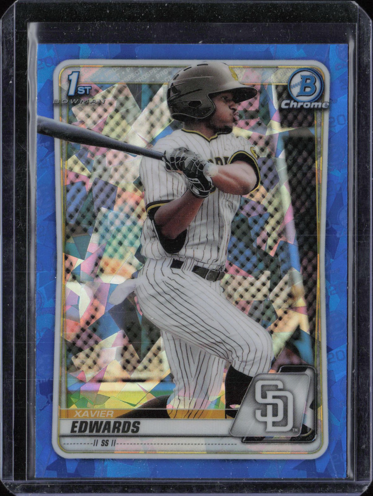 2020 Bowman Sapphire #BCP-10 Xavier Edwards