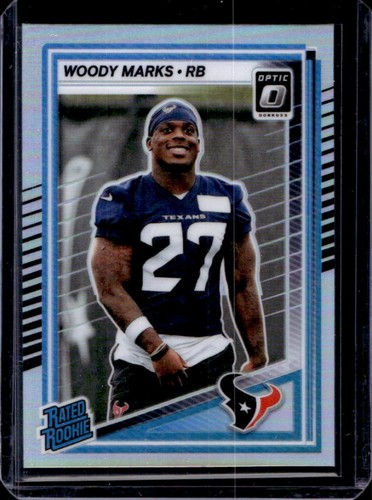 2025 Panini Donruss Optic Woody Marks Rated Rookie Holo Prizm #288 Texans