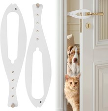Cat Door Latch, 2 Pcs Cat Door Stopper Pet Door Latch to Keep Dog Out of Litter