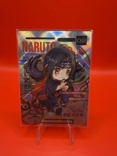 Naruto Chaika QR Secret Rare Itachi Uchiha Chibi Foil Trading Card
