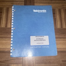 Tektronix 7633 R7633 Storage Oscilloscope Operators Manual Original
