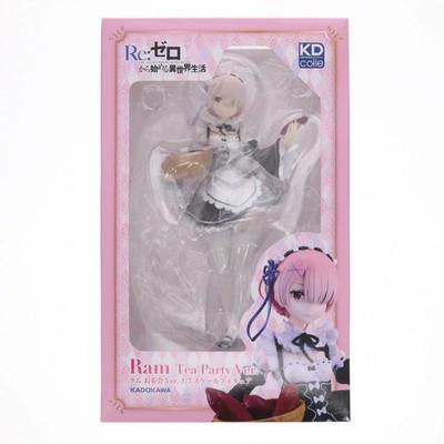 Re:Zero Ram Tea Party Ver 1/7 Scale Figure KADOKAWA KDcolle Anime Used Japan