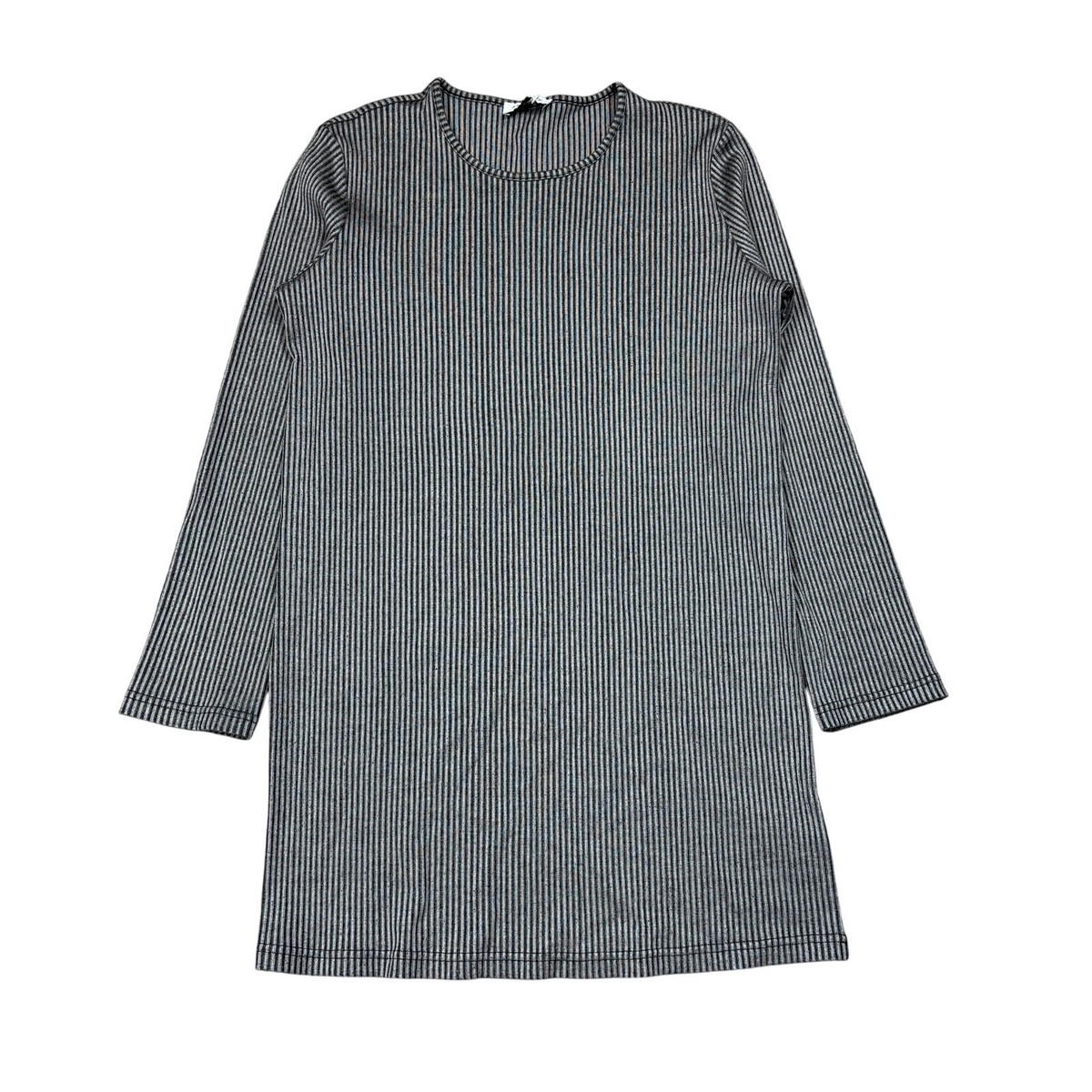 NWT Anine Bing Moss Stripe Long Sleeve Knit Mini Dress Women's XS