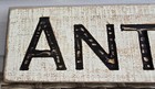 hard to find 26" x 5 1/4" carved wood ANTIQUES wall / shelf SIGN rustic — photo 7