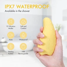 Warming Lactation Massager 2 In 1 Heat And Vibration For Breastfeeding LVYM