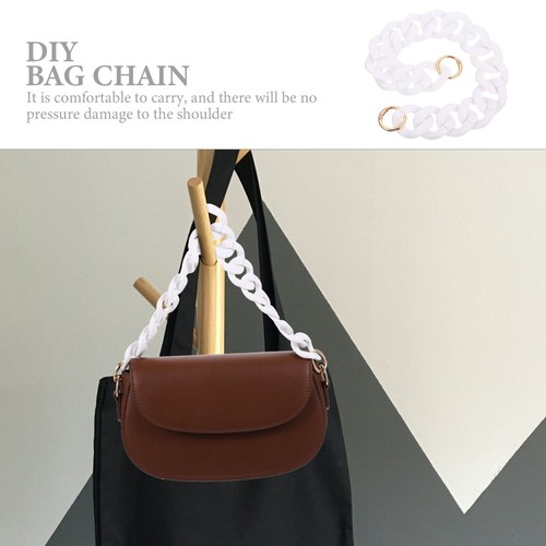 5 Count Resin Chain Bag Handbag Replacement Miss Crossbody Strap Link Handle - Picture 10 of 12