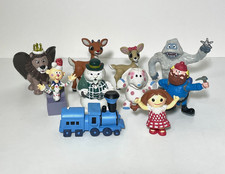 Rudolph The Red Nosed Reindeer Island Of Misfit Toys - LOT of 10 PVC Figures