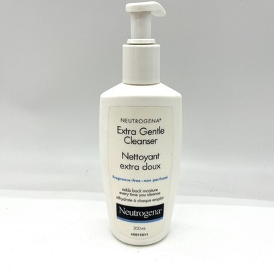 (1) Neutrogena Extra Gentle Cleanser Fragrance Free ~ Extra Sensitive Skin 200ml
