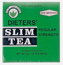 NUTRI-LEAF Dieters' Slim Tea Regular Strength Natural Herbal Tea 2g x 30 Bags