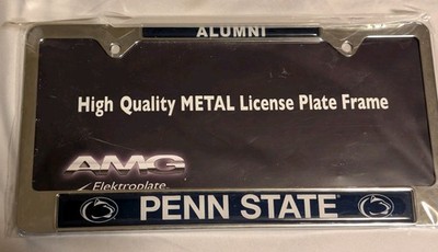 Penn State Alumni License Plate Frame AMG High Quality Metal Elektroplate