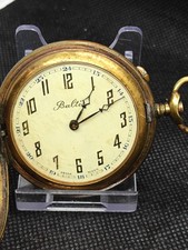 For Spares Or Repairs Baltic Pocket Watch In A Remontoir Case , Not Working.