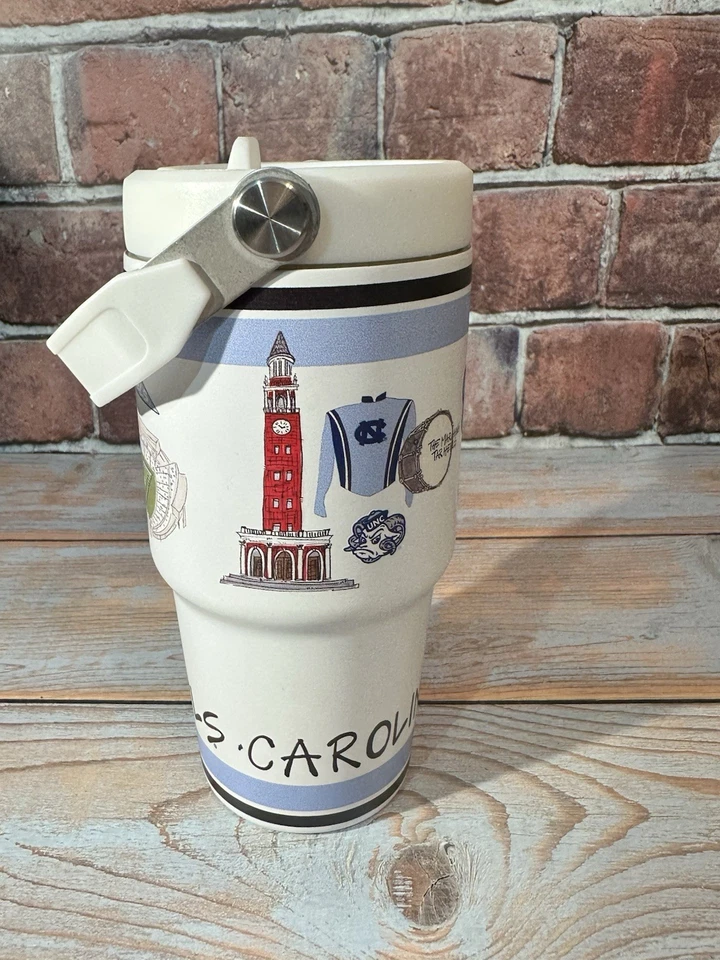 Taza Magnolia Lane UNC Tar Heels 20oz vaso viajero con licencia Foto 4 de 4