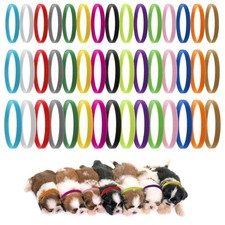 45 Pcs Whelping Collars for Puppies, Puppy Whelping Collars Newborn Puppy Col...