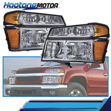 Fit For 2004-2012 Chevy Colorado Gmc Canyon Bumper Headlights Lamps Amber Corner