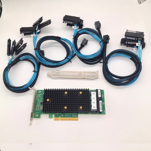 430-16I LSI SAS3416 9400-16I HBA 12 Gbps PCIe 16 Port IT Mode +4*8643 to SAS - Picture 2 of 3