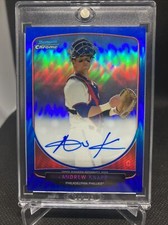 Andrew Knapp 2013 Bowman Draft Chrome Blue Refractor SSP Auto #/99 RC Phillies
