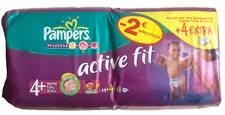 BRAND NEW 2009 PAMPERS PROGRESS ACTIVE FIT 48 diapers No4 up to 20kgs/44lbs