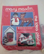Mary Maxim Nip Musical Santa Needlepoint Kit, Makes 2