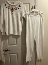 Vintage Anne Klein Knitwear Set Rhinestones M Sadimara Vintage