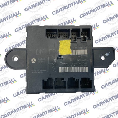 2009 2010 DODGE JOURNEY FRONT DOOR CONTROL MODULE UNIT COMPUTER OEM 05026808AB