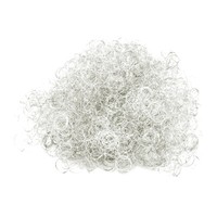 Engelshaar Lametta Gelockt Silber Metallic 10G