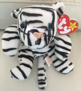 blizzard the white tiger beanie baby