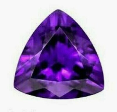 Amethyst Natural Trillion Shape, Good Color Cut & Clarity. 7 Different Sizes. 