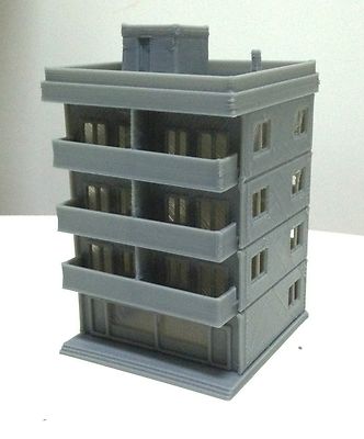 Parking Garage Colored Modern City Business Building Tall Office N Scale Outland Mode U2013 Outland Models Laser Cut Files