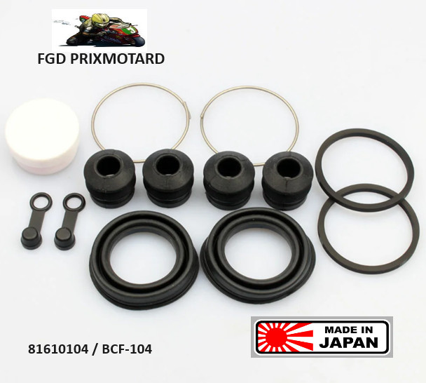Kit refection etrier frein avant BCF-104 pour moto Honda GL 1100 Goldwing 1981 de collection