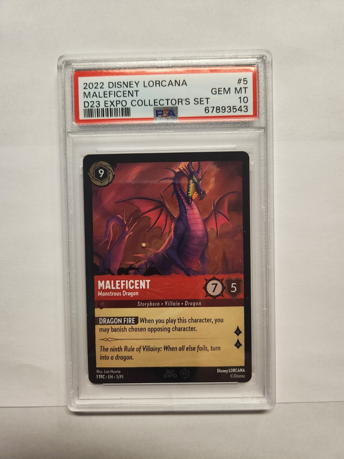 Disney Lorcana D23 Promo Card Set 2022 Lorcana 1st Edition PSA 10 | eBay