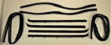 1973-1980 CHEVROLET GMC PICKUP TRUCK DOOR WINDOW FELT AND RUN CHANNEL SEAL SET