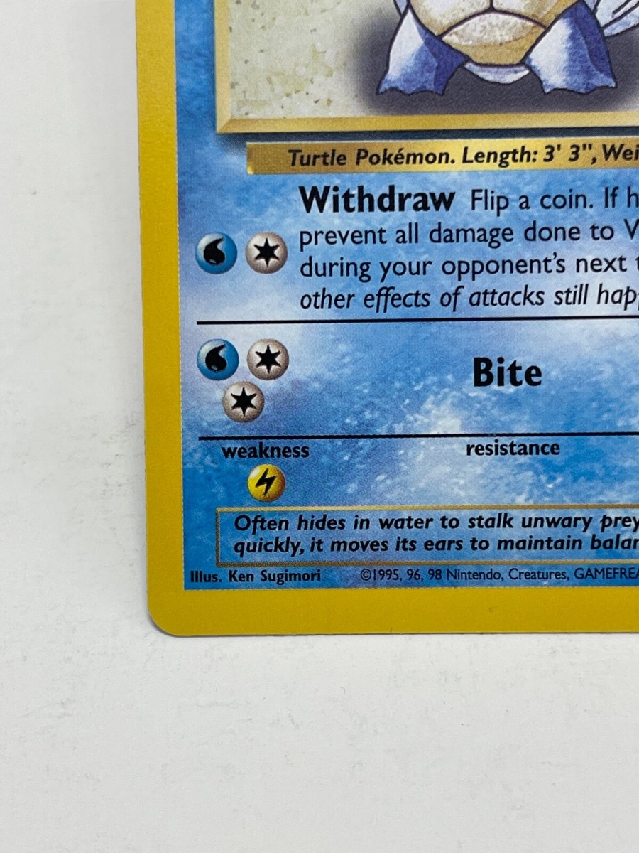 Vintage Wartortle - Base Set - 42/102 - Pokemon Card - 9️⃣ | eBay