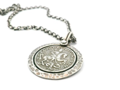 Silver St. George Chivalry Pendant