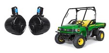 8" 300 W Waterproof Rollbar Rollcage Tower Speakers for John Deere Gator XUV/RSX