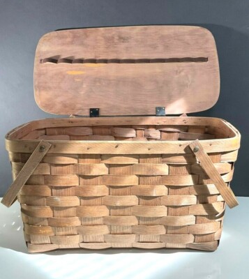 Basketville Putney VT Picnic Basket Large 20
