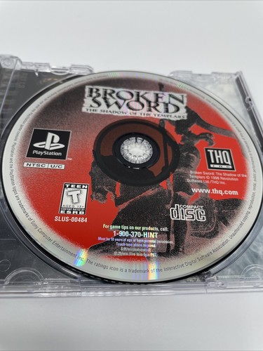 Broken Sword: The Shadow of the Templars PlayStation 1 PS1 Complete CIB + Reg - Picture 6 of 7