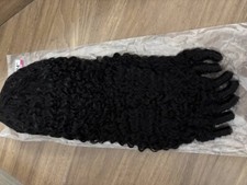 100 Human Hair Pre Plucked Lace Front Kinky Curly Wigs with Curly Ends 24inch