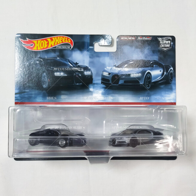 Hot Wheels Premium 2 Pack BUGATTI VEYRON / '16 BUGATTI CHIRON Set