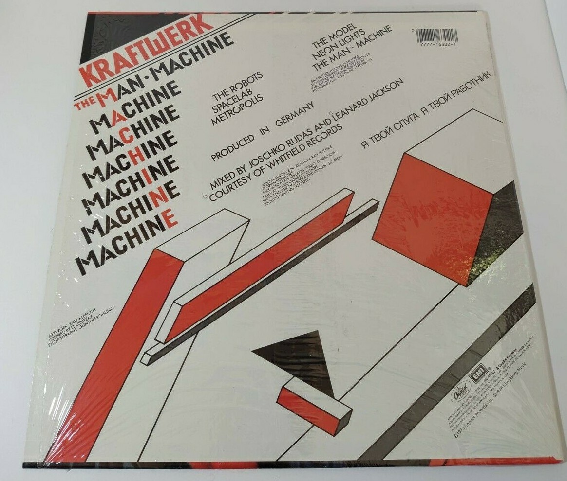 KRAFTWERK - THE MAN MACHINE 1978 Vinyl LP | eBay